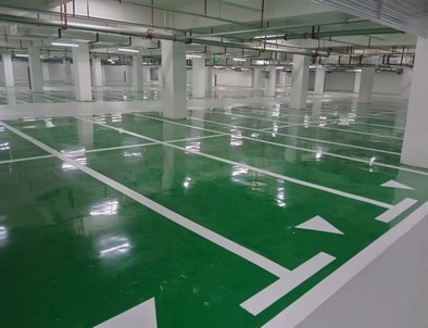 廊坊廊坊小区停车场标线